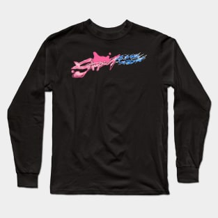 Copy of Pink fighter writing Long Sleeve T-Shirt